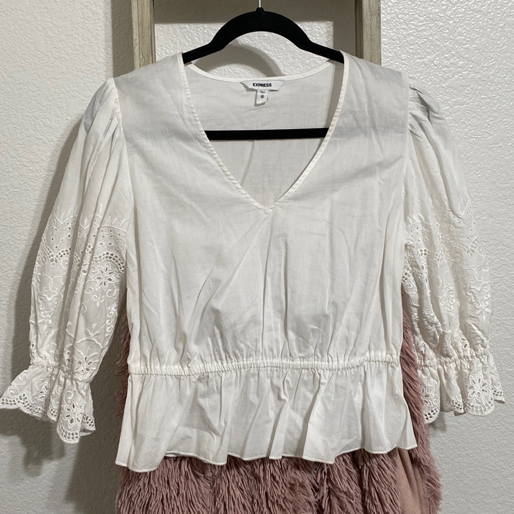 Express White Blouse